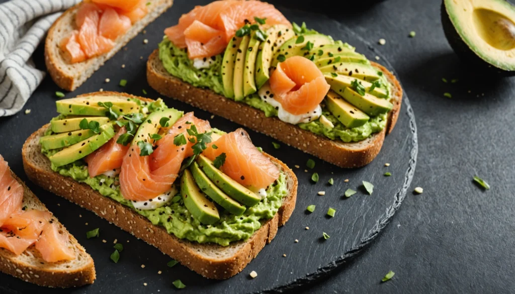 recette avocado toast saumon