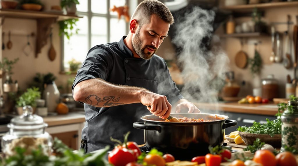 sauce bolognaise chef italien